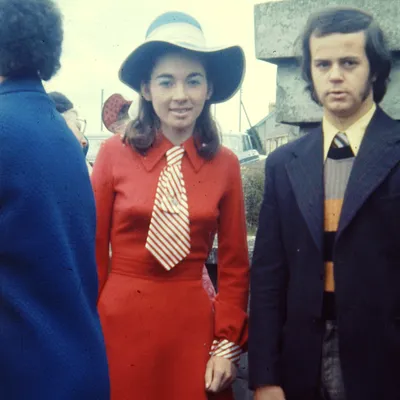 Auntie Angela and Dad